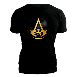 Camiseta Assassin´s Creed Origins Golden Crest  Talla L (REACONDICIONADO) <NO USAR>