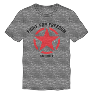 Camiseta Call of Duty WWII Fight for Freedom Talla M (REACONDICIONADO) <NO USAR>
