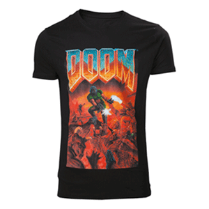 Camiseta Doom Boxart Talla XL (REACONDICIONADO) <NO USAR>