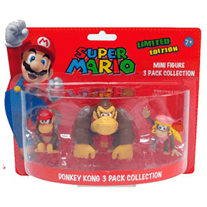 Super Mario Pack 3 Minifiguras Donkey