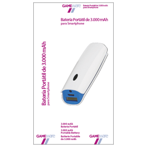 Batería Portátil 3000mAh GAMEware