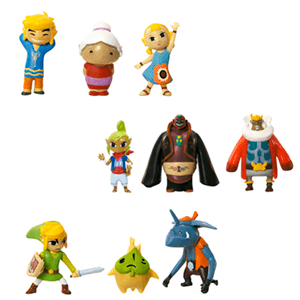 Pack de 3 Microfiguras Zelda 2cm Serie 4 (Surtido)