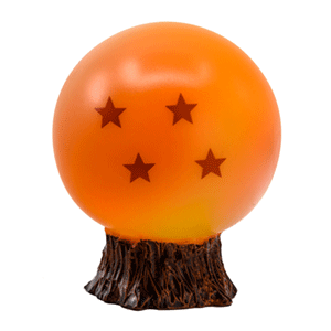 Hucha mini Dragon Ball Z Bola 4 estrellas de 10 cm
