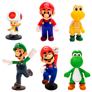 Minifiguras Mario 7cm Surtido