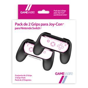 Pack de 2 Grips negros para Joy-Con Switch GAMEware