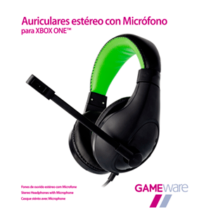 Auriculares Estéreo con Micrófono GAMEware