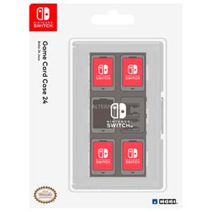 Estuche Transparente 24 juegos Switch Hori -Licencia oficial-