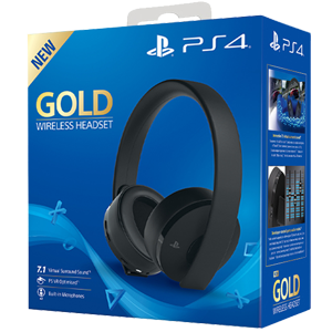 Auriculares Wireless Headset Sony - Gold - Auriculares Gaming