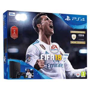 Playstation 4 Slim 500Gb + FIFA 18 World Cup