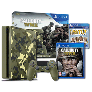 Playstation 4 Slim 1Tb Edición Limitada + CoD WW II + ¡Has Sido Tú!