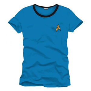 Camiseta Star Trek Azul Talla L