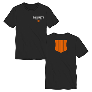 Camiseta CoD: Black Ops 4 Negra Back Logo Talla L