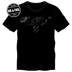 Camiseta CoD: Black Ops 4 Negra Logo Foil Talla M