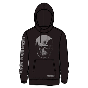 Sudadera Capucha COD IW Know your Enemy Talla L