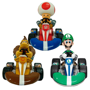 Vehiculo Retrofricción Mario Bros surtido 12cm