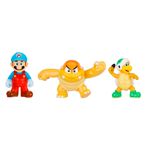 Pack de 3 Figuras 2cms Nintendo: Ice Mario, Boom Boom y Hammer Pack de 3 Figuras 2cms Nintendo: Ice Mario, Boom Boom y Hammer