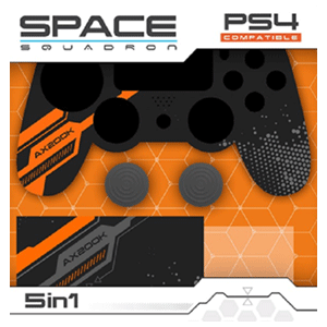 Kit 5 Accesorios mando PS4 Indeca Space Squadron 2018