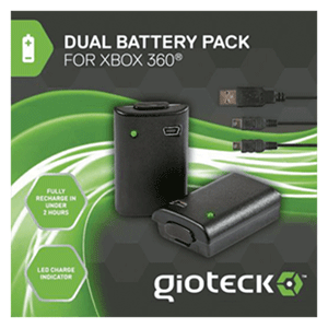 Dual Battery Pack Gioteck para X360