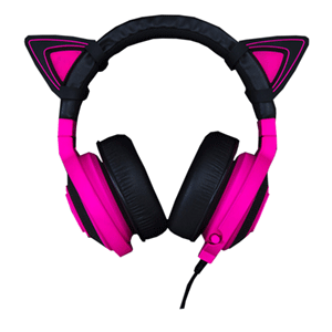Razer Kitty ears Razer Kraken Rosa Neon - Auriculares Gaming