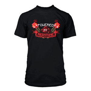 Camiseta Minecraft Powered by Redstone Talla S