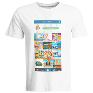 Camiseta Street Figher V Kenstagram Talla S