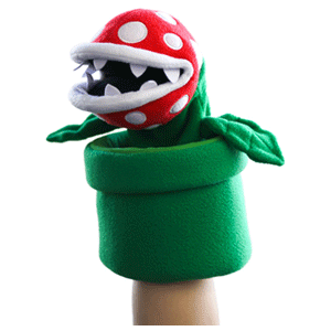 Peluche Marioneta Nintendo: Piranha