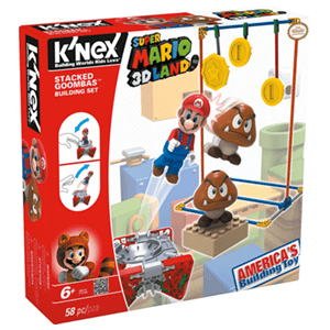 Set de Construcción Mario KNEX 58pzs: Stacked Goombas