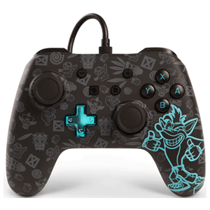 Controller con Cable PowerA Crash Bandicoot -Licencia oficial-