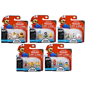 Pack de 3 Microfiguras Mario 2cm Serie 2