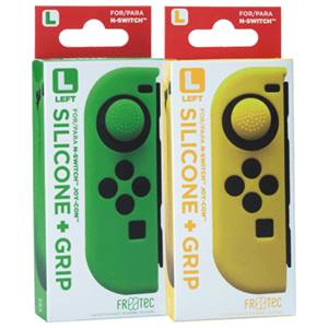 Funda silicona + Grips para Joy-Con Izquierdo FR-Tec -Surtido-