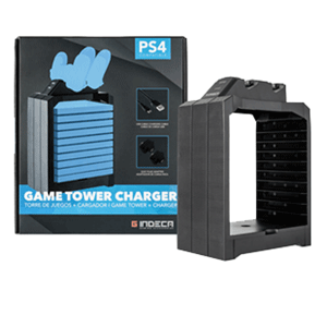 Torre de juegos + Cargador mando PS4 Indeca Torre de juegos + Cargador mando PS4 Indeca