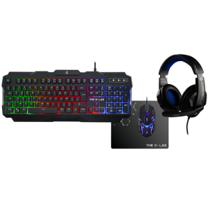 The G-Lab Argon Teclado+Ratón+Auriculares+Alfombrilla - Pack Gaming