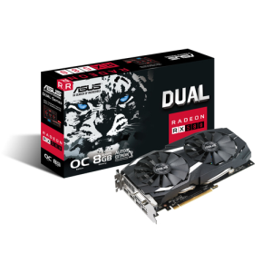 ASUS Dual Radeon RX 580 OC Gaming 8GB GDDR5 - Tarjeta Gráfica Gaming