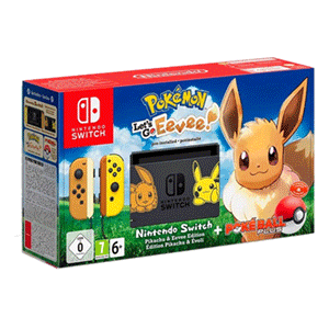 Nintendo Switch Edición Pokémon - Let´s Go Eevee + Poké Ball Plus