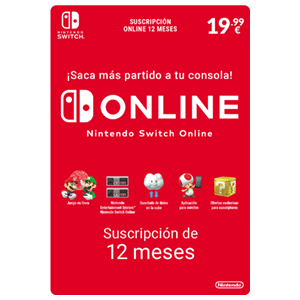 365 Días Suscripción Switch Online (Individual) para Nintendo Switch en GAME.es