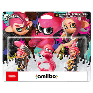 Pack amiibo Octoling Chico, Chica y Octopus (C. Splatoon) para New Nintendo 3DS, Nintendo 3DS, Nintendo Switch, Wii U en GAME.es