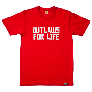 Camiseta Roja Red Dead Redemption Outlaws Talla L
