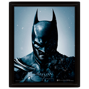Cuadro 3D Batman / Joker Batman Arkhan Origins. Merchandising: 