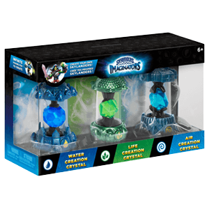 Pack Skylanders Imaginators 3 Cristales: Agua - Aire - Vida (REACONDICIONADO) <NO USAR>