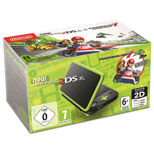 New Nintendo 2DS XL Verde Lima + Mario Kart 7 Preinstalado