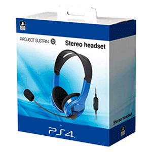 Auriculares Estéreo Project Sustain Azules -Licencia oficial- (REACONDICIONADO) <NO USAR>