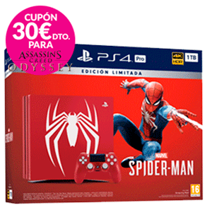 Playstation 4 Pro 1TB Ed. Spiderman + Marvel´s Spider-Man (REACONDICIONADO) <NO USAR>