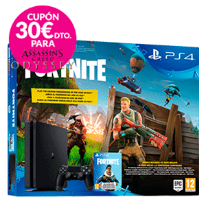 Playstation 4 Slim 500Gb Chassis F + Voucher Fortnite (REACONDICIONADO) <NO USAR>