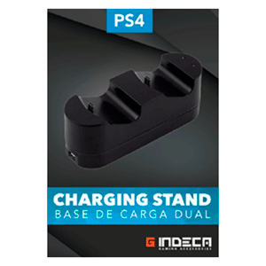 Cargador Dual de mandos PS4 Indeca Gaming (REACONDICIONADO) <NO USAR>