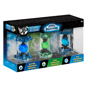 Pack Skylanders Imaginators 3 Cristales: Agua - Aire - Vida (REACONDICIONADO) <NO USAR>