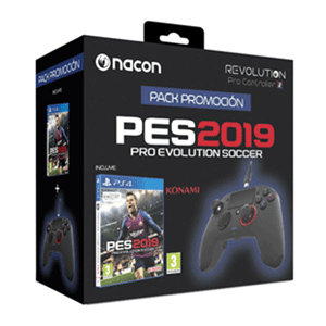 Pack Nacon Revolution V2 + Pro Evolution Soccer 2019 (REACONDICIONADO) <NO USAR>