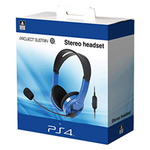 Auriculares Estéreo Project Sustain Azules -Licencia oficial- (REACONDICIONADO) <NO USAR>