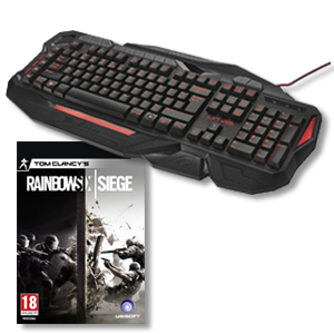 Trust GXT 285 + Rainbow Six Siege - Teclado Gaming