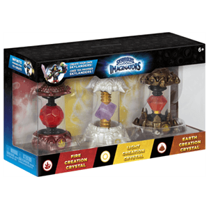 Pack Skylanders Imaginators 3 Cristales: Tierra - Luz - Fuego