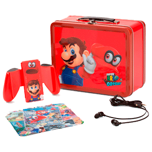 Pack accesorios con Caja Metálica PowerA Mario -Licencia oficial-